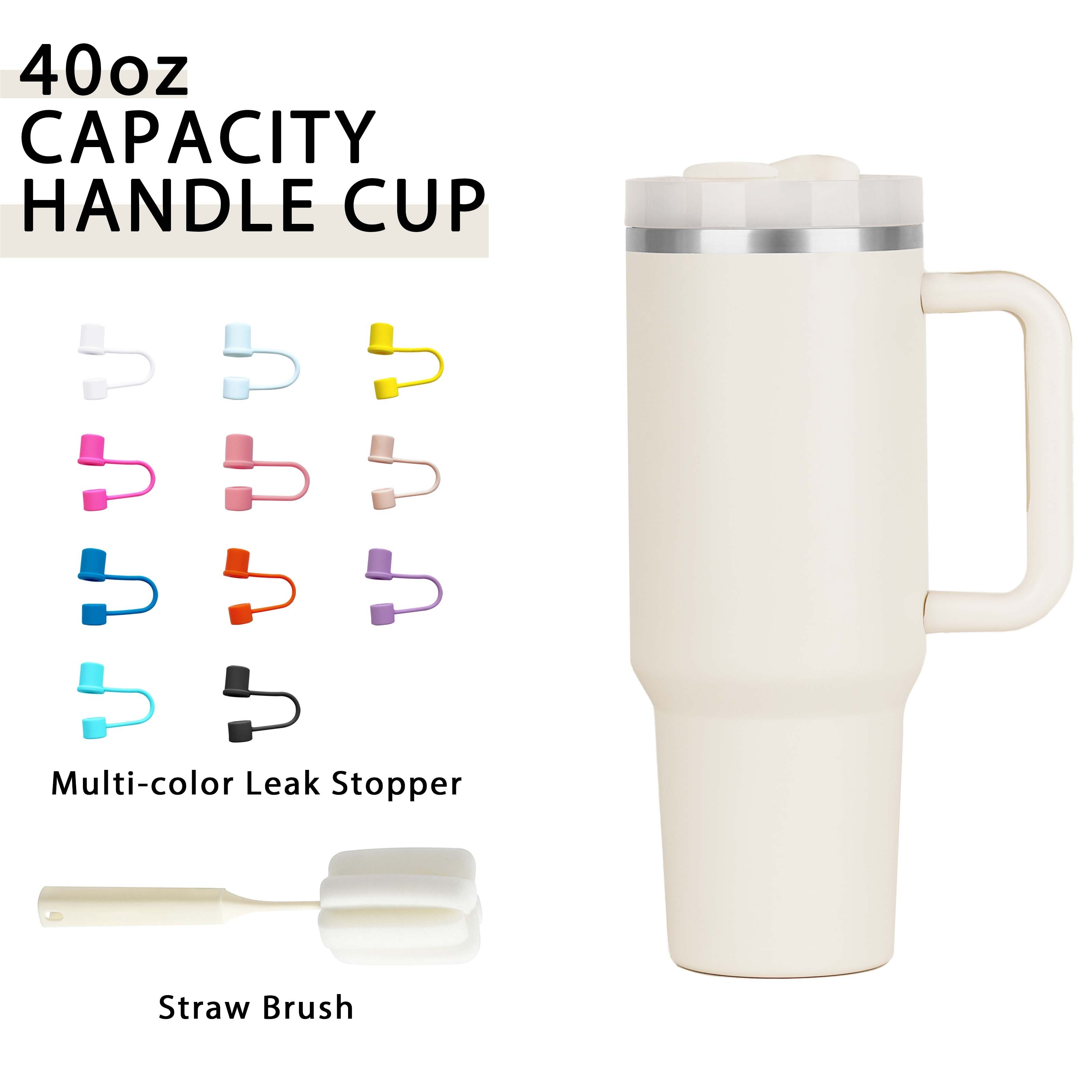 Hot Sale 2024 40oz Powder Coated Adventure Quencher Travel Mugs Stainless Steel Vacuum Insulated 40oz Tumbler with Handle