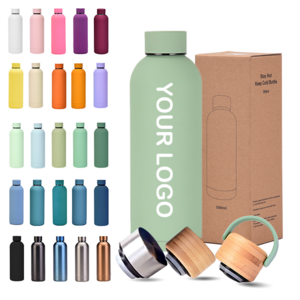 Hot Selling Products 2024 Insulated Water Bottles Vacuum Flasks 500ml Narrow Mouth Stainless Steel Custom Sports Water Bottle