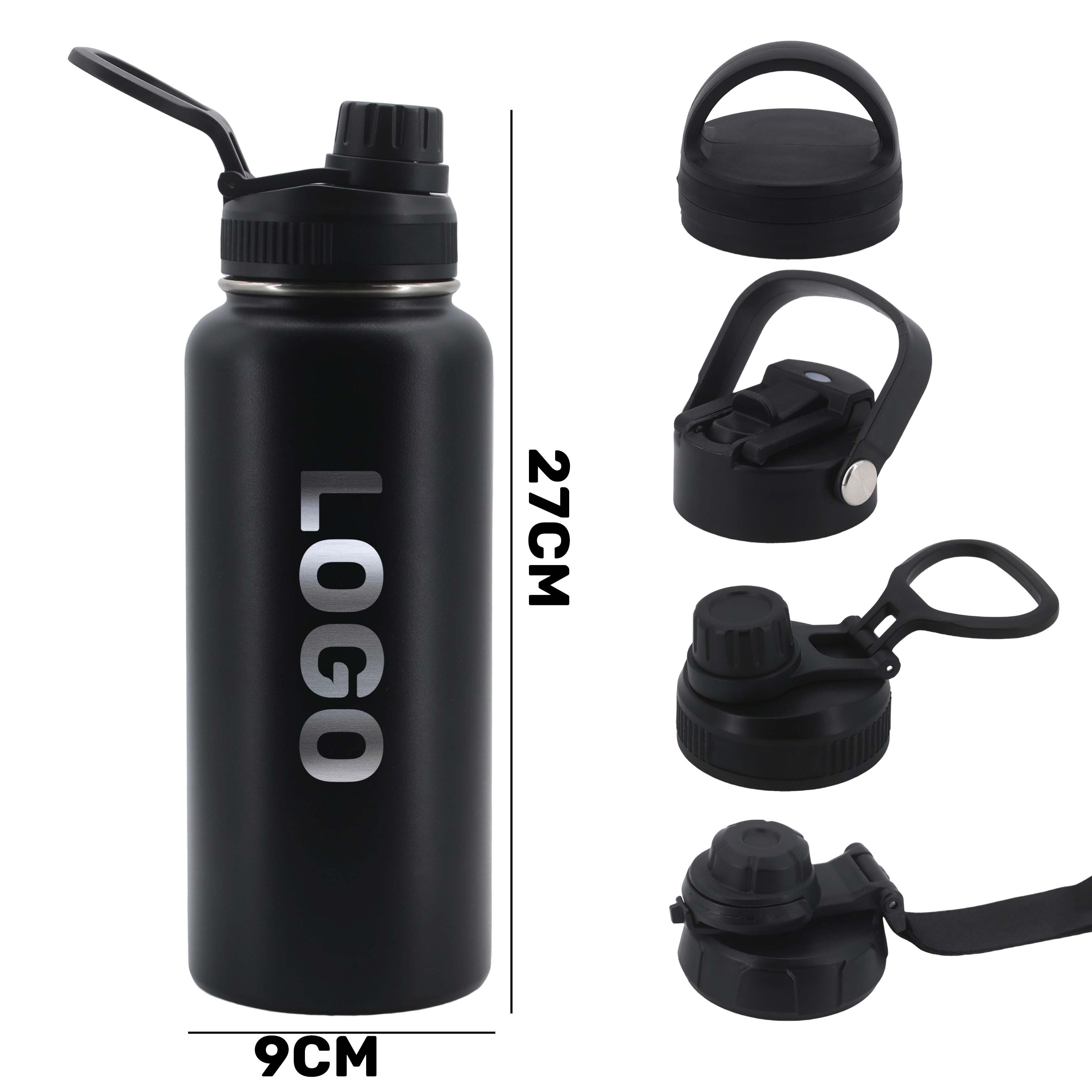 New Products 2024 12oz 25oz 32oz 40oz Double Wall Stainless Steel Water Bottle Eco-Friendly Custom Water Bottles with Lids