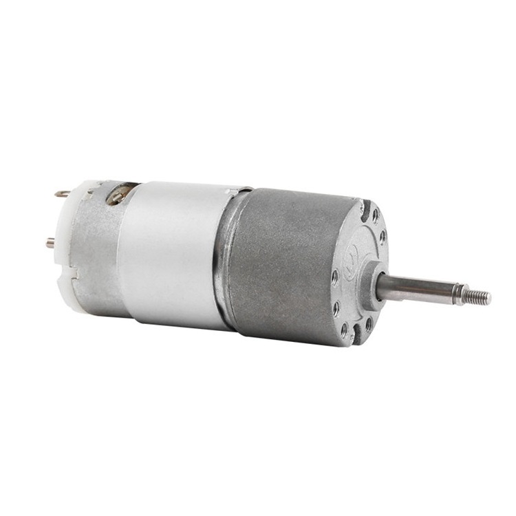 Customized Low Rpm High Torque 24V 36V 37mm 100rpm Electric Gearbox Dc Motor For Car