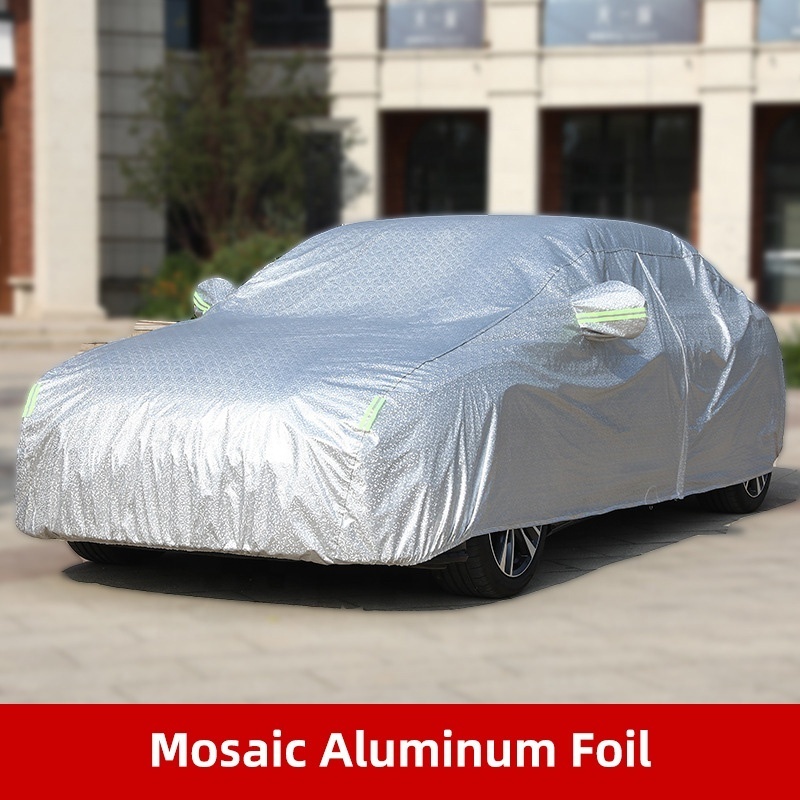 Universal PEVA car covers oxford fabric sunshade for car cover outdoor snow rain waterproof aluminium foil custom CC1