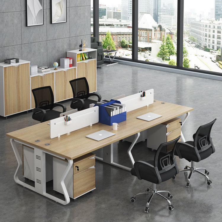 Modular office partition call center 2 4 6 person office desk modern office cubicle workstation