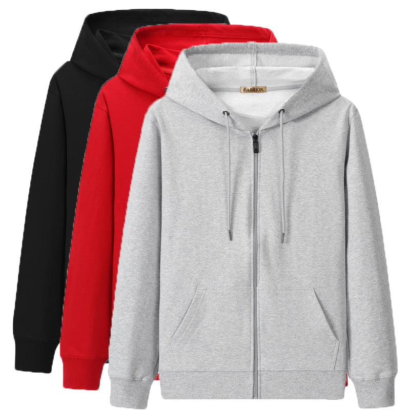 wholesale mens 100% Cotton plain full zip up hoodie custom logo oversize Pullover blank heavy weight hoodies