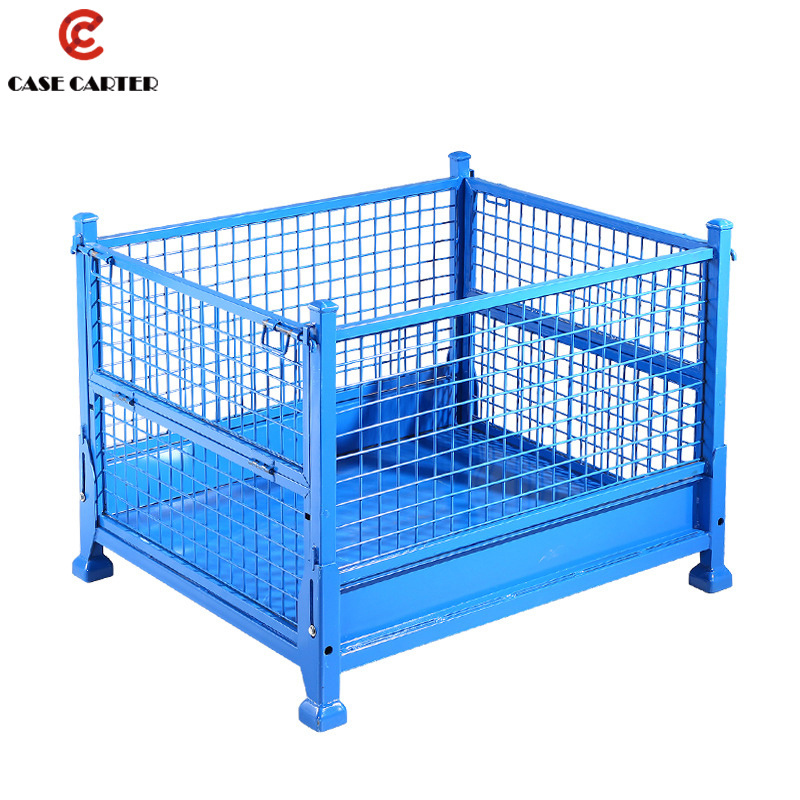 Durable Corrosion-Resistant Forklift Two-Way Fork Metal Pallet Safety Storage Box for Warehouse Logistics & Cargo Management