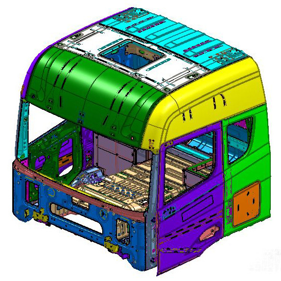 CASE CARTER HOWO Truck Body Spare Parts Assembly Truck Cab Underpan stamping parts Trucks frame