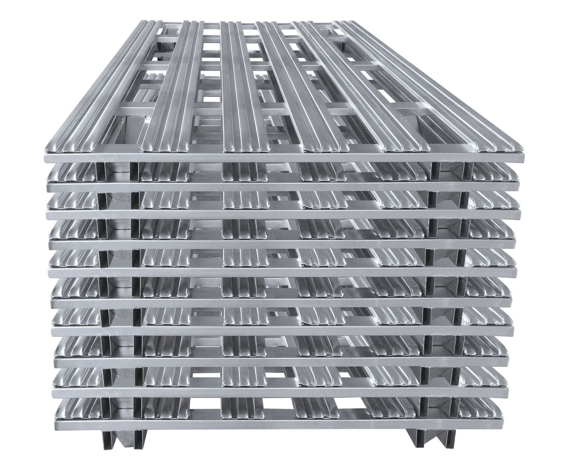 High Quality CASE CARTER Standard Size Pallet Support Custom Industrial Heavy Duty Euro Steel Pallet For Sale