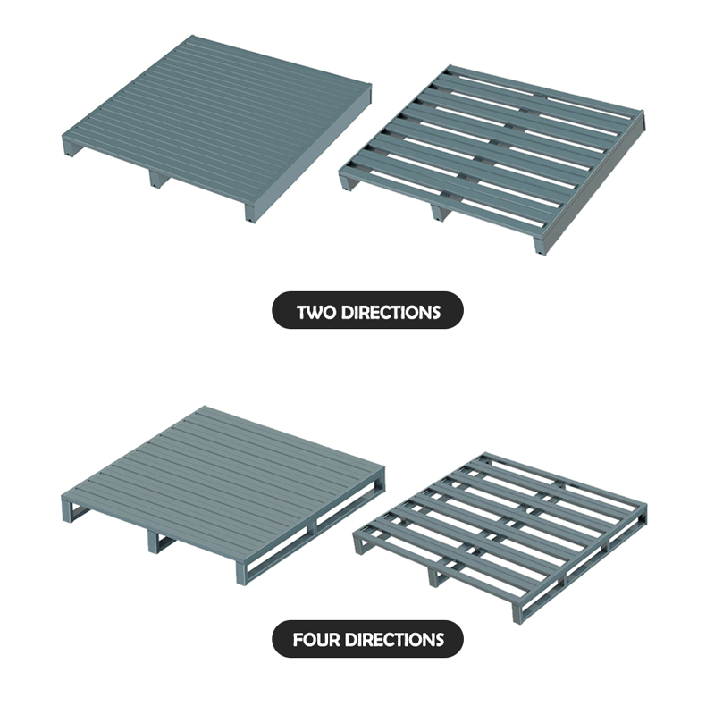 High Quality CASE CARTER Standard Size Pallet Support Custom Industrial Heavy Duty Euro Steel Pallet For Sale