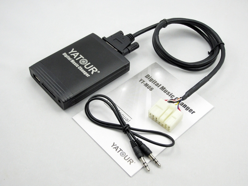 car stereo usb mp3 aux adapter for toyota