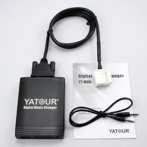 Yatour Car Digital CD changer MP3 WMA player USB SD AUX auto adapter interface music integration kit box