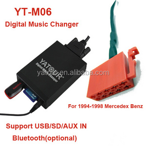 Yatour digital cd changer car audio adapter mercedes bens 10pin plug