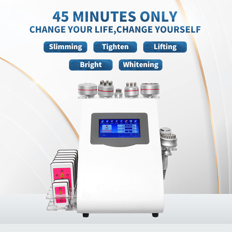 Best selling kim 8 slimming system 9 in 1 40K cavitation machine radiofrecuencia facial y corporal portatil cavitation