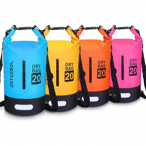 Wholesaler Custom Logo PVC Tarpaulin Outdoor Travel Active Sport Roll Top Waterproof Dry Bag Backpack