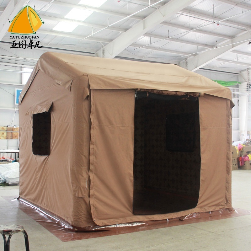 Middle East style yellow air tent inflatable camping tents outdoor for event canvas tent waterproof