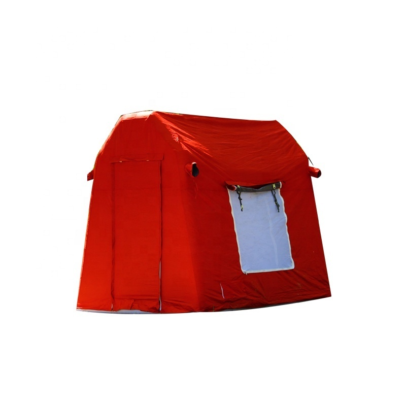 Portable Winter Camping Inflatable Airbeam Ice Fishing Shelters  4 Person Tent Strong Waterproof and Easy to Set