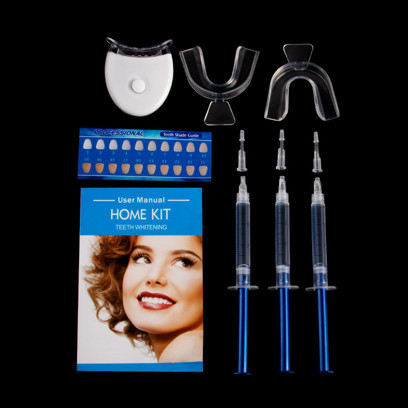 OEM Bright Tooth Bleaching Gel Replace Battery Led Light blue light Home Teeth Whitening Kit