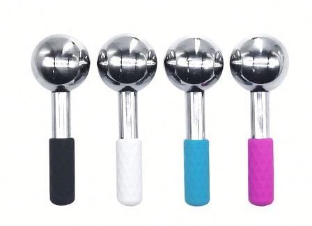 Hot Selling Wholesale Stainless Steel Facial Ice Globes Reduce Dark Circles Puffiness Unbreakable