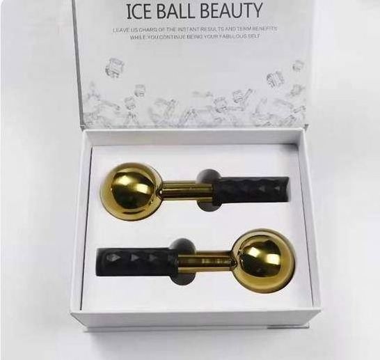 Hot Selling Wholesale Stainless Steel Facial Ice Globes Reduce Dark Circles Puffiness Unbreakable