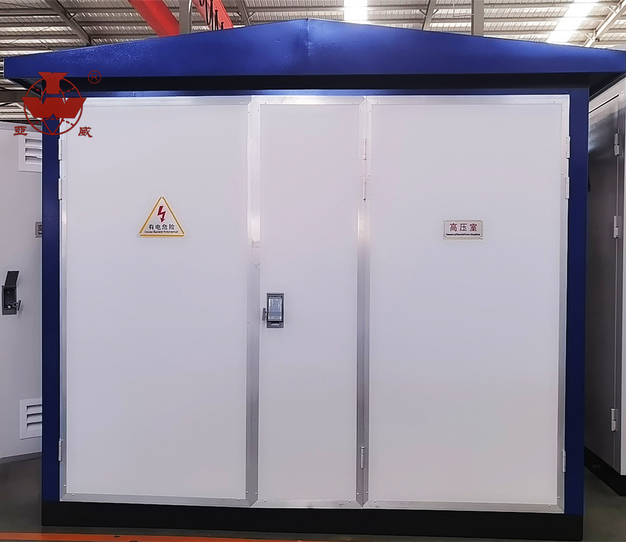 Customized and high-quality prefabricated YB series European style substations for Yawei factory direct sales in 2024