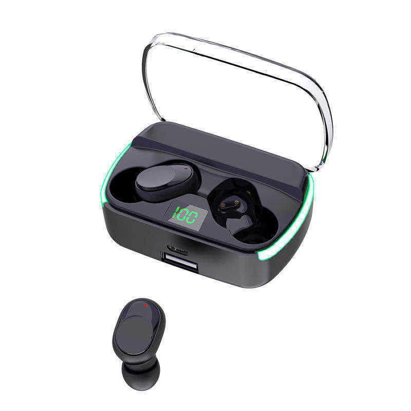 Phone Games TWS Wireless Earphones & Headphones in Ear Earphone Wireless Bluetooth Earbuds LED Black Auriculares Bluetooth 5V JL