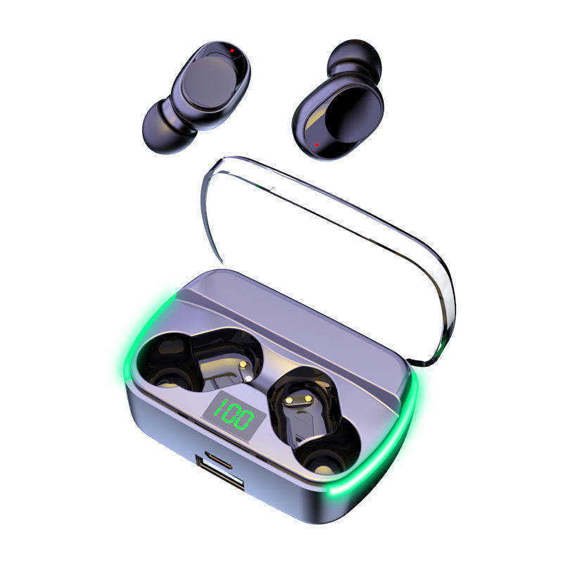 Phone Games TWS Wireless Earphones & Headphones in Ear Earphone Wireless Bluetooth Earbuds LED Black Auriculares Bluetooth 5V JL