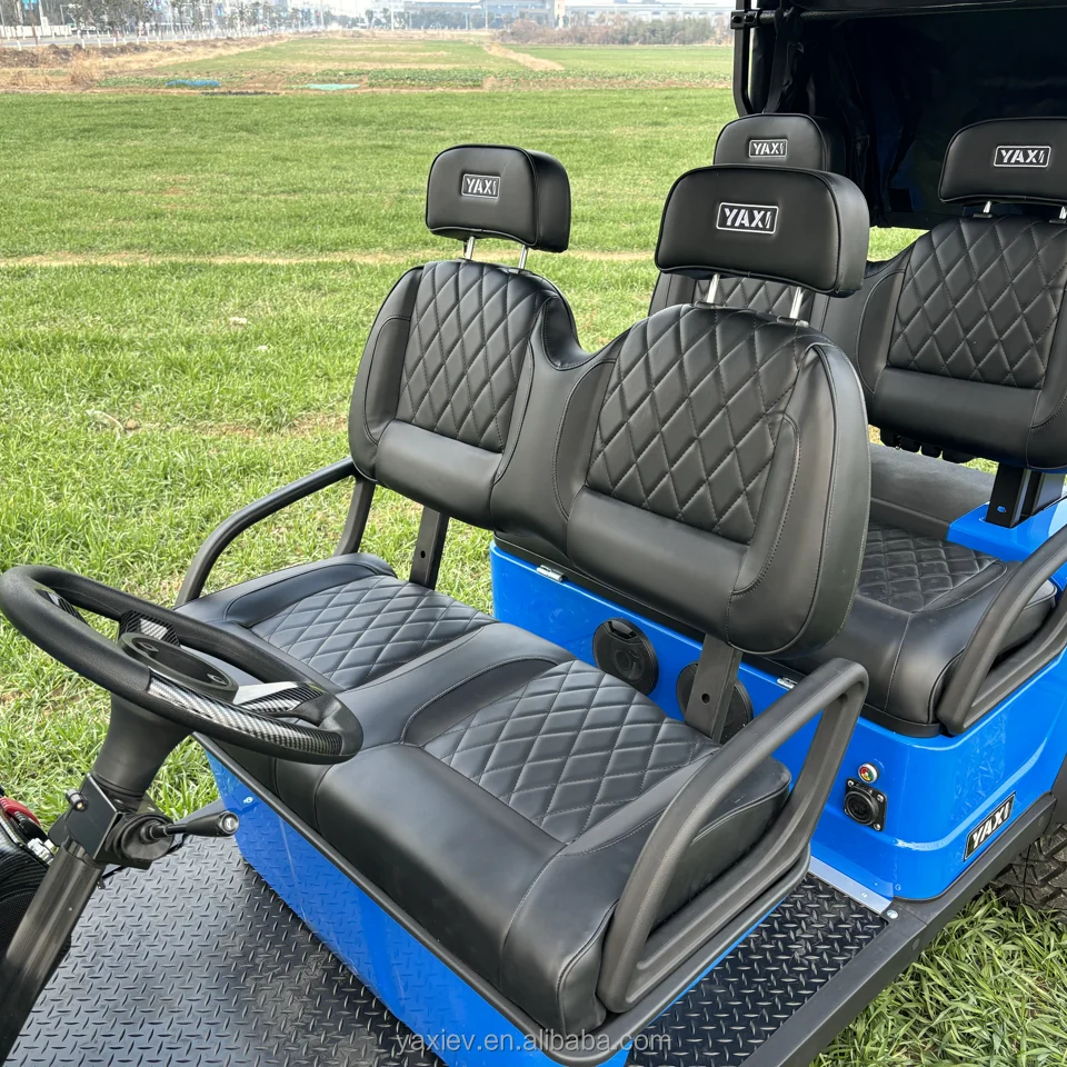 4 Seater Electric Golf Cart with Lithium Battery and AC Motor 7.5KW Front Independent Suspension for Sale