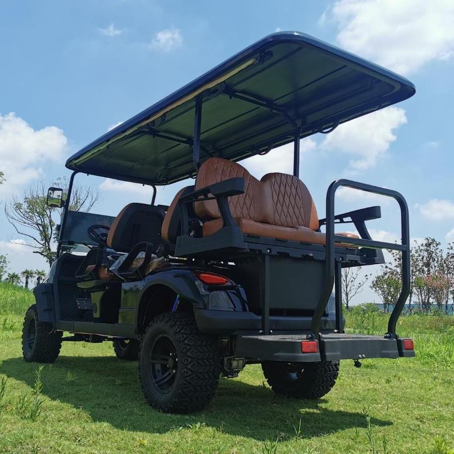 Customized 2024 Off-Road 72V Lithium Battery Electric Golf Cart 7.5kw Motor 90km Driving 500kg Hunting Buggy Chopper Scooter