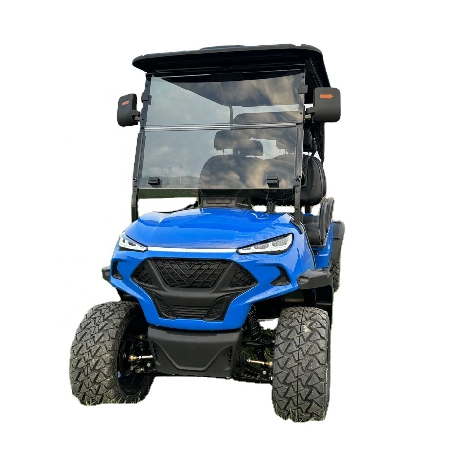 4 Seater Electric Golf Cart with Lithium Battery and AC Motor 7.5KW Front Independent Suspension for Sale