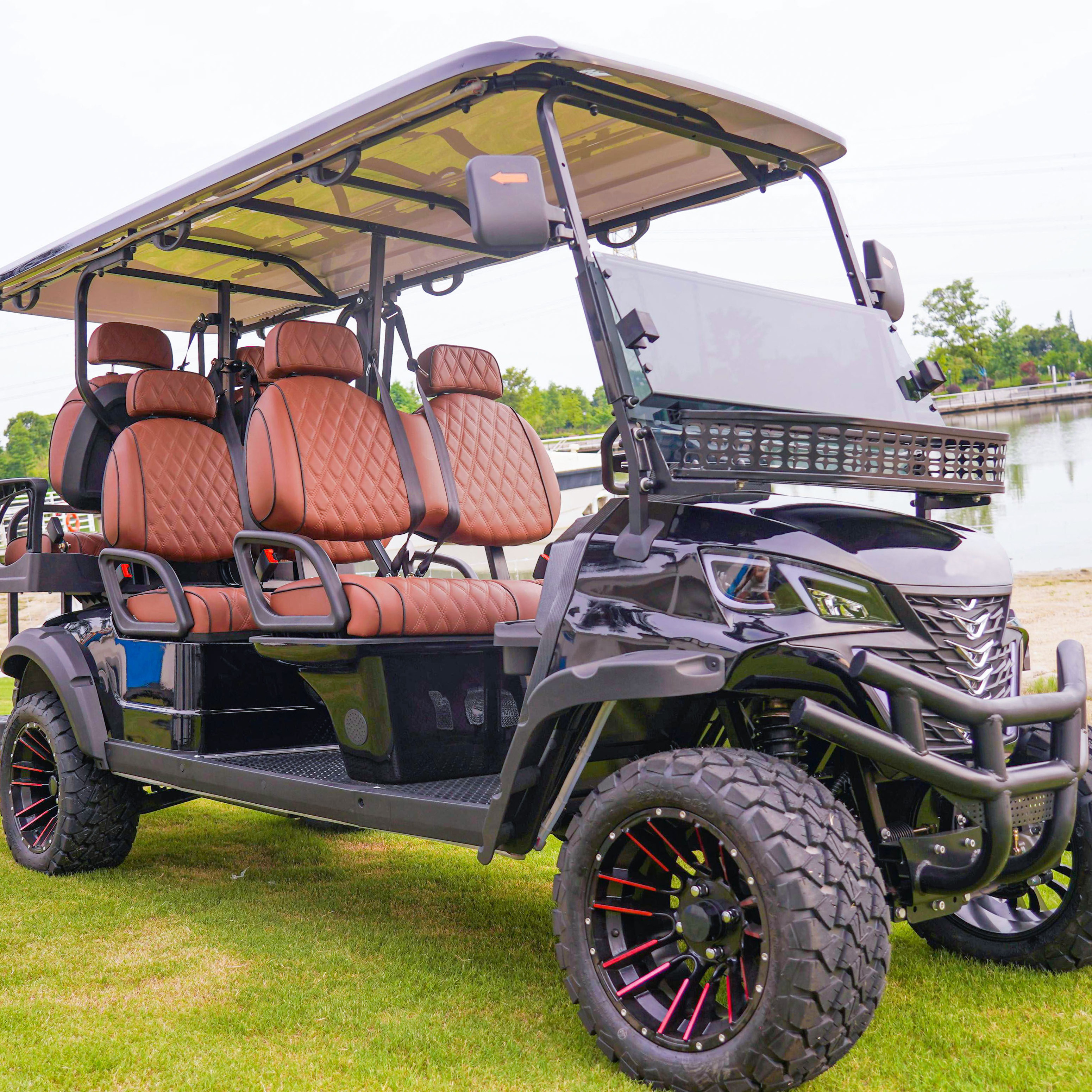 2024 customized off-road 72V lithium battery hunting buggy electric  golf cart