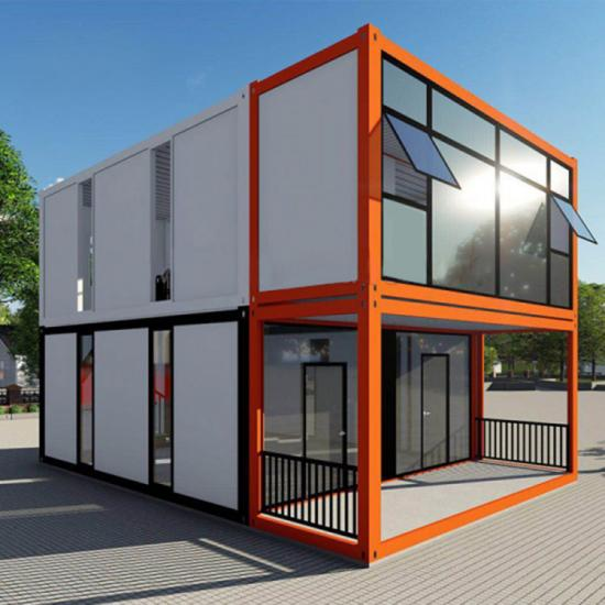 Factory Wholesale 20 FT/40 FT Steel Structure Building Tiny Modular House Prefab Flat Pack Container House