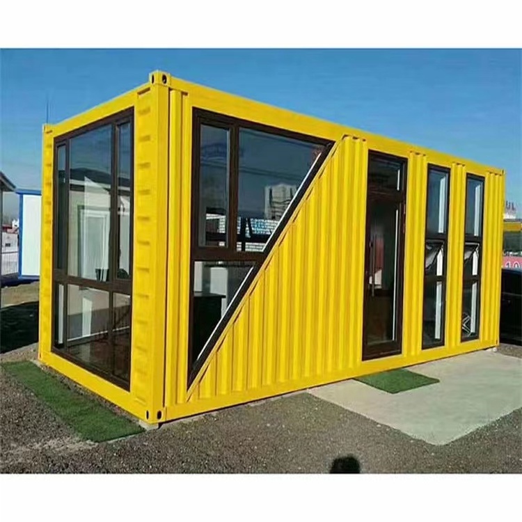 Ready Made Flat Pack Container Houses Portable Housing Unit Use Mobile Container Bar Restaurant  Office