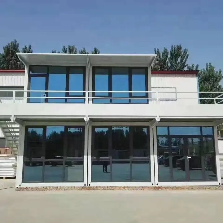 Standard Galvanized Steel Relocatable cheap houses flat pack container house for living prefab villa houses