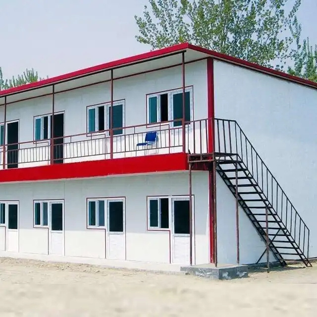 Modular Steel Structure prefab t house dormitory office for construction worksite Light Steel Frame Apartment Building