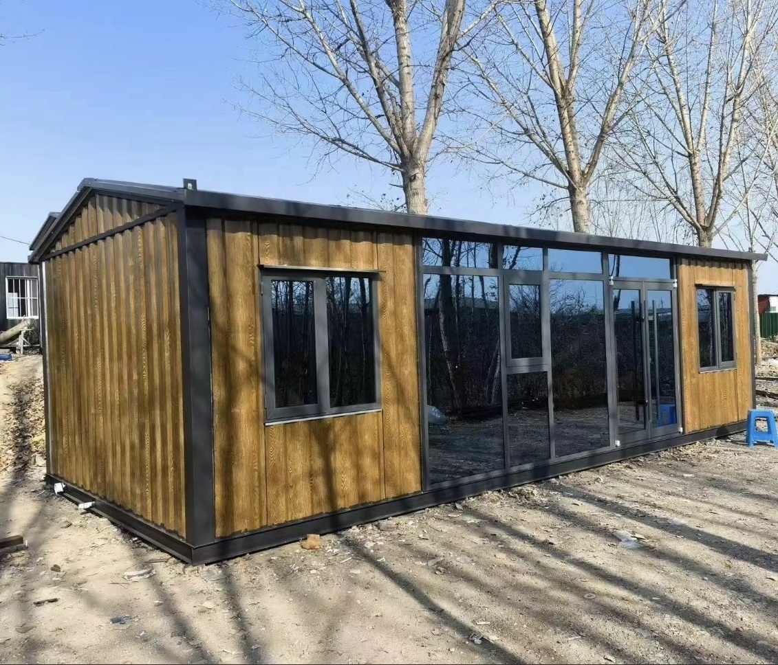 Thailand Prefabricated House 20Ft Camp Nut Indonesia Modular Sea Container House Container Office Kiosk