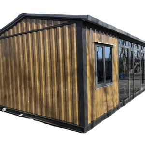 Thailand Prefabricated House 20Ft Camp Nut Indonesia Modular Sea Container House Container Office Kiosk