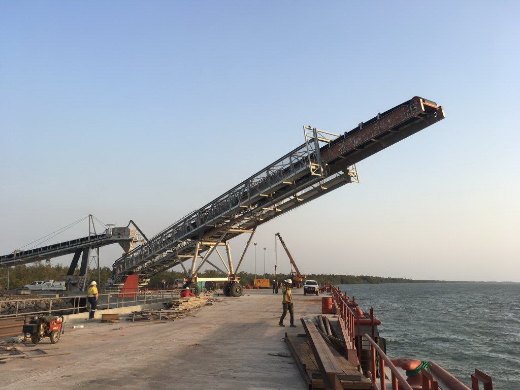 mobile ship loader-coal stacker-salt stacker-soybean ship loader