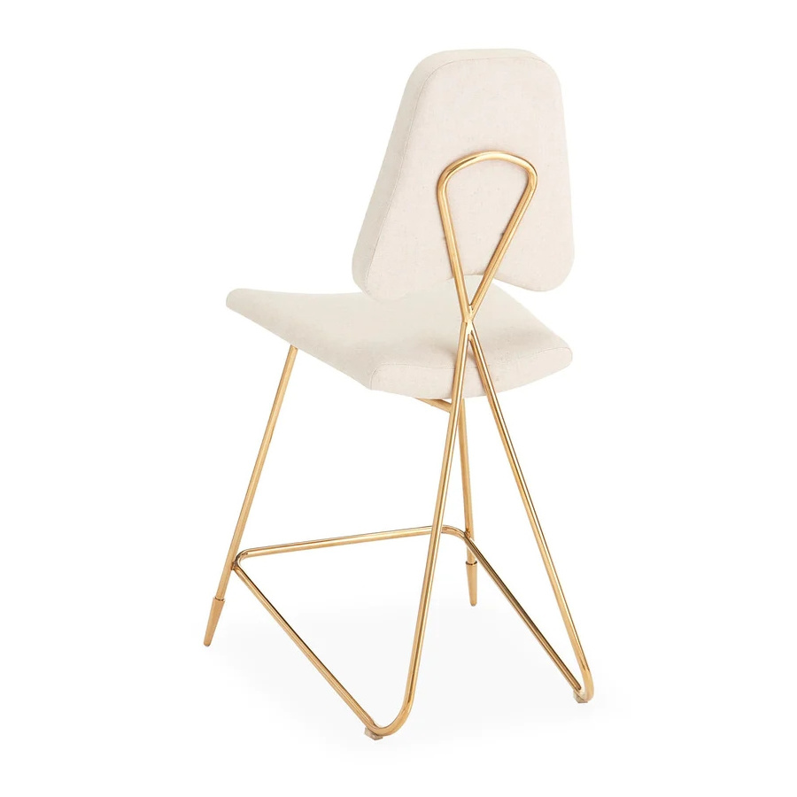 High Quality Stackable White Beech Fabric Bistro Dining Rental Wedding Maxime Dining Chair for Jonathan Adler