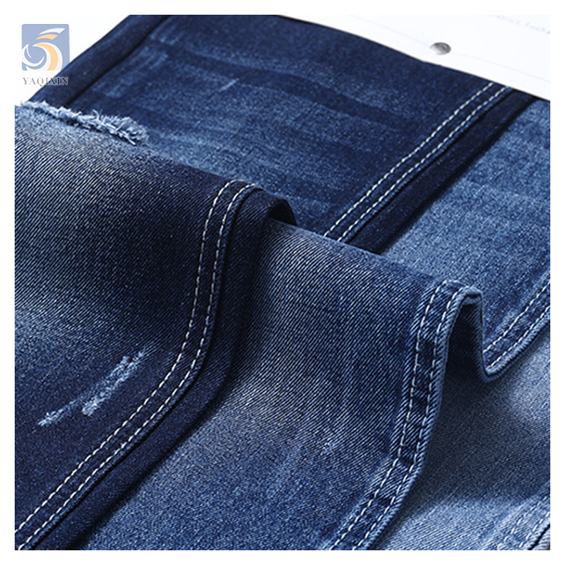 Dark Blue Color Japanese Selvedge Raw Denim Fabric Wholesale Heavyweight Polyester Cotton Denim Fabric 330gsm