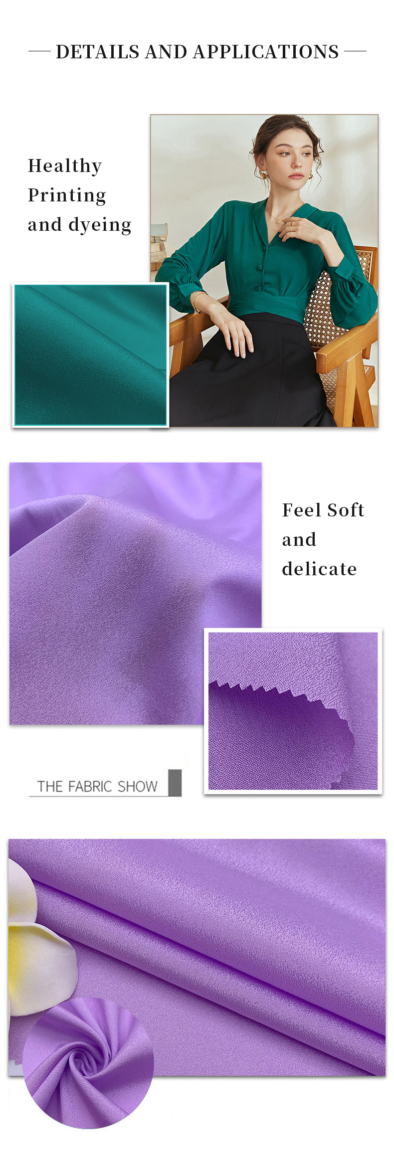 Zhongda Market Polyester Spandex Stretch Moss Crepe Abaya Fabric Shiny Polyester Crinkle Crepe Chiffon Fabric