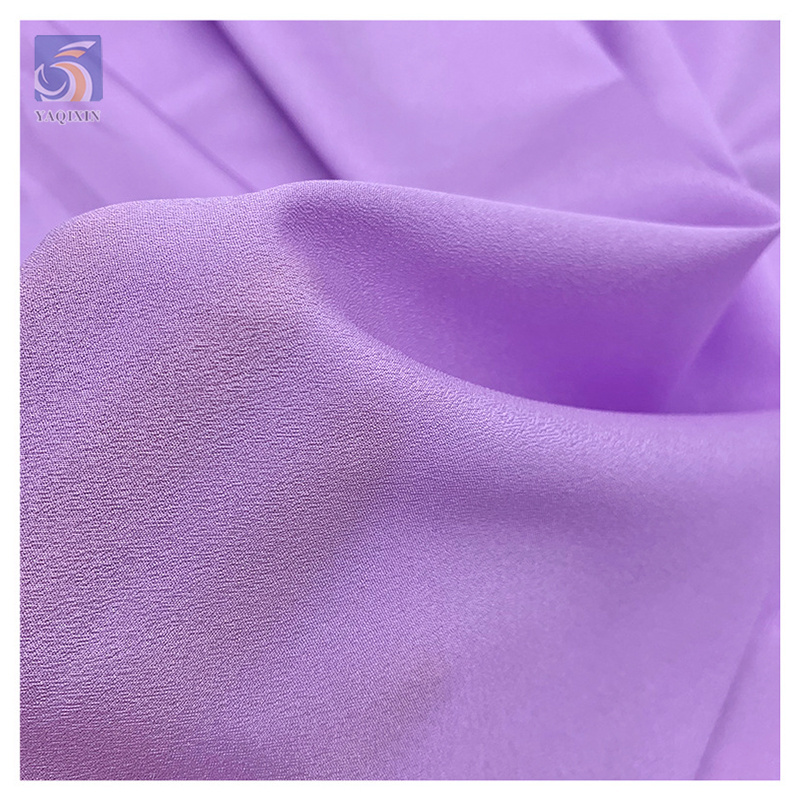 Zhongda Market Polyester Spandex Stretch Moss Crepe Abaya Fabric Shiny Polyester Crinkle Crepe Chiffon Fabric