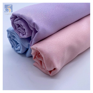 Zhongda Market Polyester Spandex Stretch Moss Crepe Abaya Fabric Shiny Polyester Crinkle Crepe Chiffon Fabric