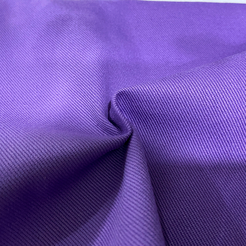 A2181 Factory Dyed 7S*7S 360gsm 100% Cotton Twill Workwear Fabric Heavyweight Coarse Card Twill Cotton Fabric