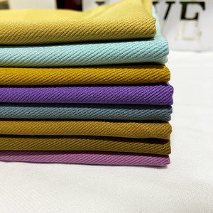 A2181 Factory Dyed 7S*7S 360gsm 100% Cotton Twill Workwear Fabric Heavyweight Coarse Card Twill Cotton Fabric