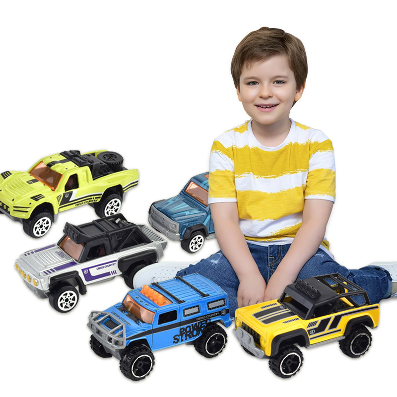 Bulk toys Wholesale off road car alloy wheel car Custom Model diecast car for kids to drive