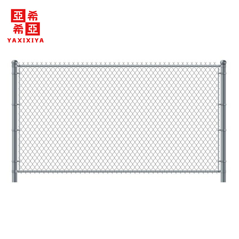 High Quality Commercial Chain Link Mesh Fences Kenya Metal Farm Diamond Cyclone Wire Chain Link Fence for Sale