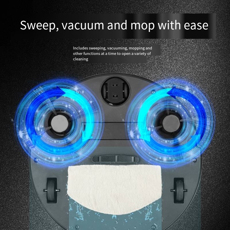 Robot Vacuum and Mop Sweeping Machine 2 in 1 Spray Humidifier Intelligent Household Vacuum Cleaner