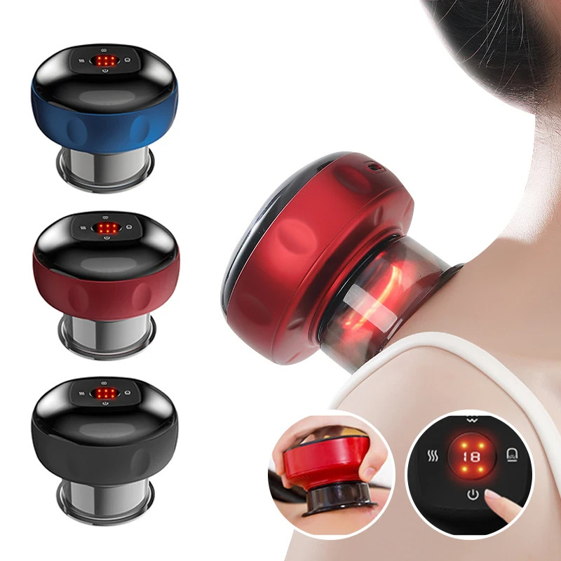 4 in 1 Multi-Function Dynamic Vacuum Cupping Device Cellulite Massage Remover Set Electric smart cupping therapy massager