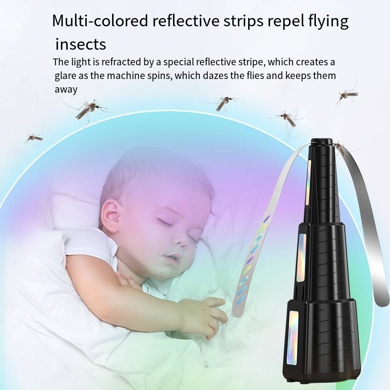 height adjustable fly fans usb flies repellent anti mosquito fan rechargeable foldable fly fans for outdoor kitchen tables