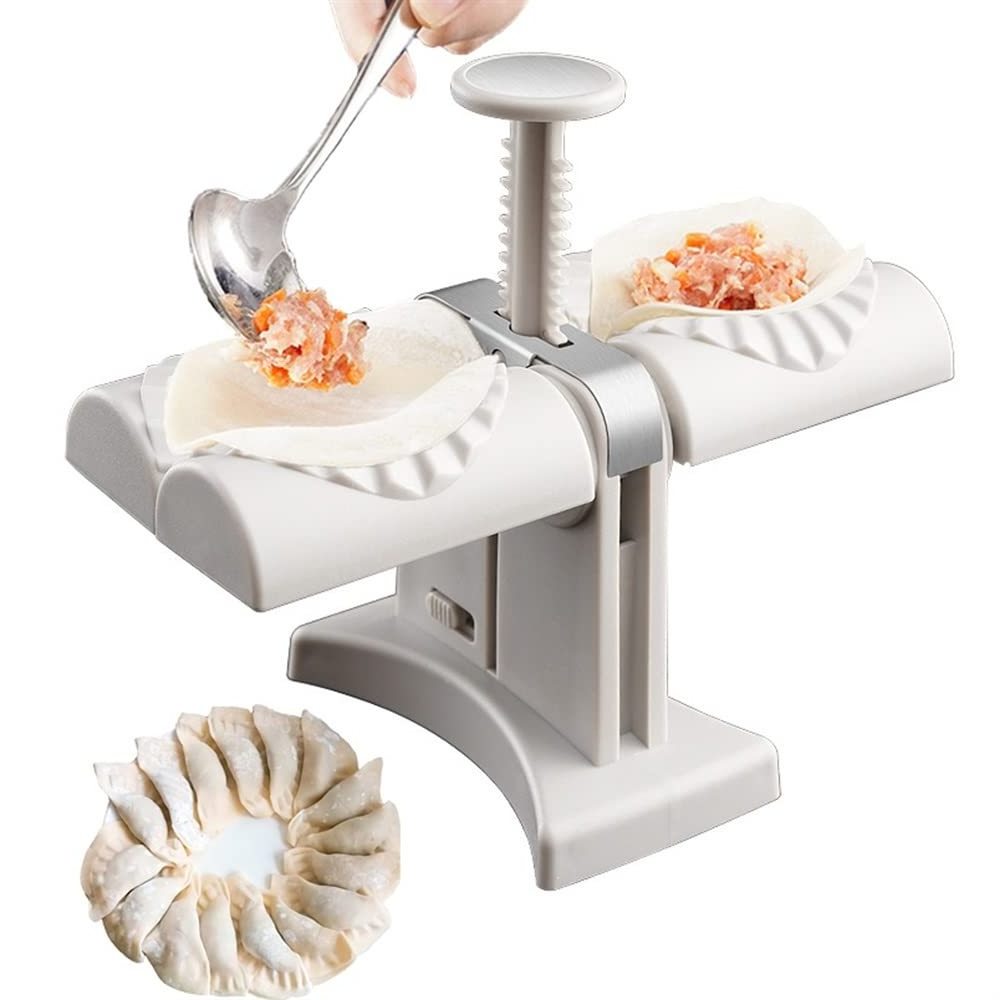 Chinese Dumpling Wonton Makers 2 in 1 New Design Dumpling Easy Maker Skin Press Manual Diy Kitchen Tool