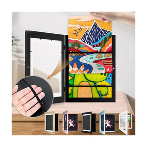 2023 New Product Children Art Projects Front Opening and Changeable Picture Display Kids Art Frames Kids Artwork Picture Frame