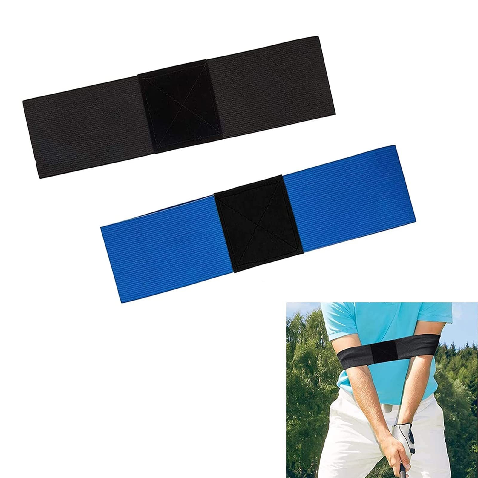 golf training aids swing trainer golf arm trainer Hand Posture Corrector Belt Elastic Band golf swing trainer arm band